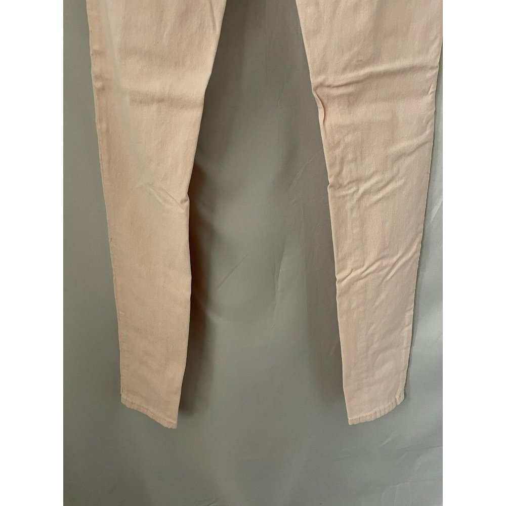 YMI Pastel Peach/Pink Hyper-stretch Skinny Bottom Pants - Picture 6 of 9